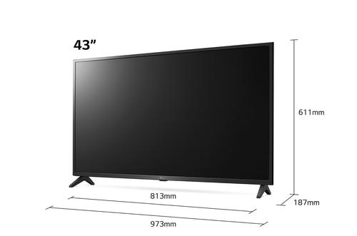 LG 43 Inch 43UP75006LF 4K Ultra HD LED Smart TV webOs Smart Platform Al Sound 2xHDMI Ports 1xUSB.20 Port 2xRF Ports HDCP LG Electronics