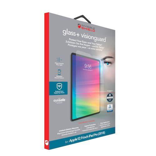 Invisible Shield Glass Plus VisionGuard Screen Protector for Apple iPad 12.9 Inch 2018
