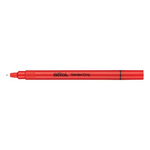 Berol Handwriting Pen 0.6MM Line Black (Pack 5) 2149169