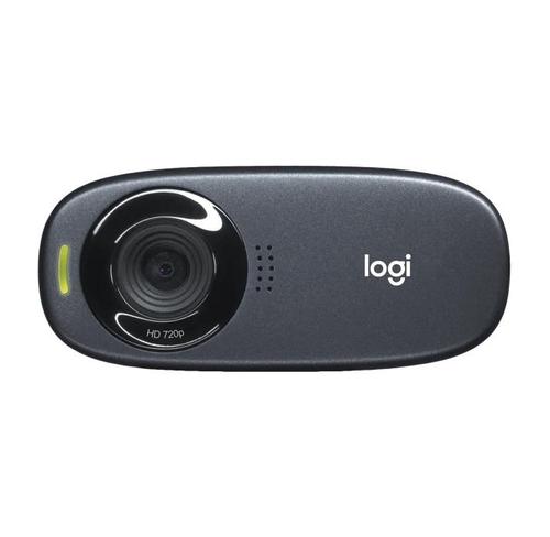 Logitech C310 5 Megapixels USB 2.0 1280 x 720 Pixels HD Resolution Webcam Black
