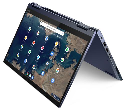Lenovo ThinkPad C13 Yoga Touchscreen Chromebook AMD Athlon Gold 4GB 64 GB eMMC WFi 6 802.11ax Chrome OS Blue Notebook PCs 8LEN20UX000EUK