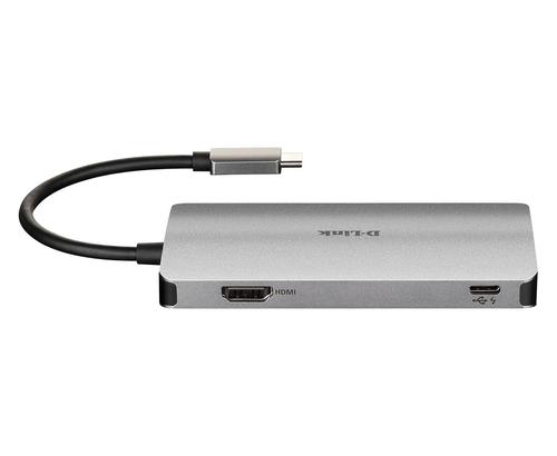 The DUB-M610 6-in-1 USB-C™ Hub with HDMI/Card Reader and Power Delivery lets you instantly add a second display, an SD card and microSD card reader, and two additional USB 3.0 ports to your computer.Where modern laptop designs are lacking in ports, D-Link’s DUB-M610 Hub allows you to easily upgrade your experience. Two USB 3.0 ports enable high-speed data transfer from phones and flash drives, or charging of portable devices. An HDMI port with up to Ultra HD 4K ensures optimal viewing pleasure and the SD/microSD dual card reader ensures your precious moments captured will forever be safe.