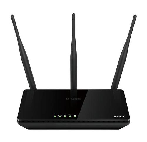 D Link Dual Band Wireless AC750 WiFi Router 802.11ac with MIMO Fast Ethernet WAN and 4 x Fast Ethernet LAN
