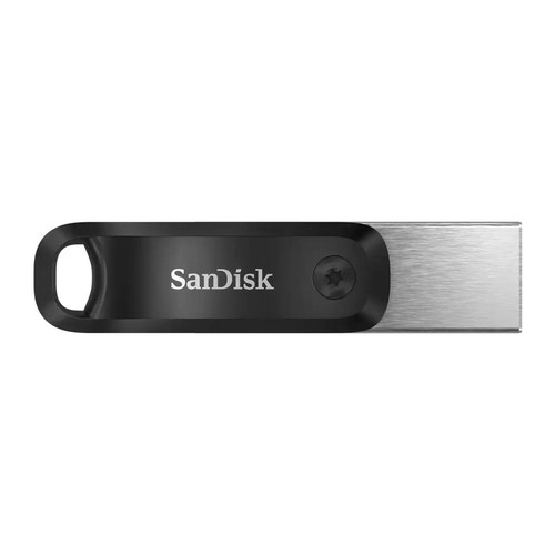 SanDisk 128GB iXpand USB3.0 Lightning Flash Drive Dual Purpose Swivel with Keyring Hole 8SDIX60N128GGN6NE