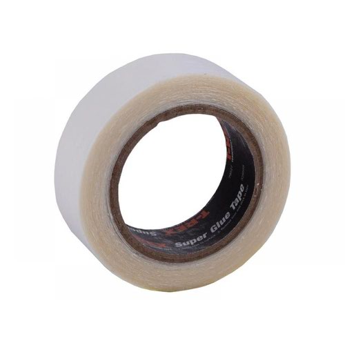 SUT13623 | T-Rex Double Sided Superglue Tape features a high-tack acrylic adhesive that sticks on contact for fast fixes. Use on a variety of surfaces, including ceramic, concrete, glass, fabric, metal, plastic, tile, wood and more. The superglue tape will not stain surfaces like traditional super glue, it is also safer to use than traditional super glue and it does not bond to skin. Supplied in a pack of 6, this clear tape measures 19mm (width) x 4.1m (length).
