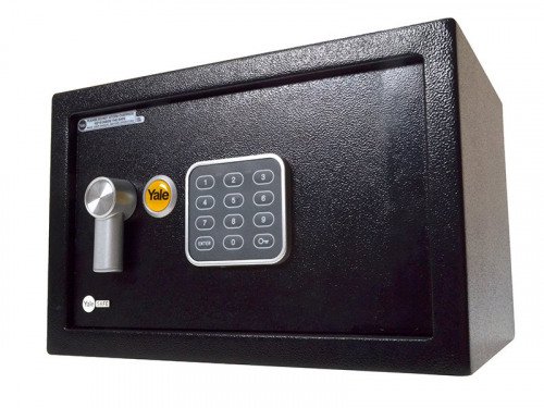 Yale Black Medium Value Safe - Programmable Digital Keyboard; Steel Construction