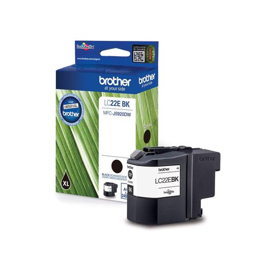 Brother Black Standard Capacity Ink Cartridge 2.4K pages for MFC-J 5920 DW - LC22EBK