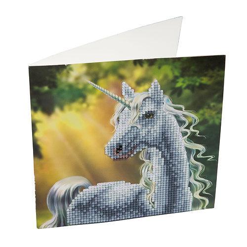 Crystal Art Sunshine Unicorn 18 x 18cm Card CCK-A2 Craft Materials and Kits 10201CB