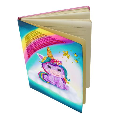10131CB - Crystal Art Unicorn Smile Notebook CANJ-3
