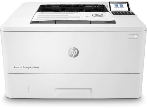HP LaserJet Enterprise M406dn Mono Laser Printer 1200 x 1200 DPI Print Resolution Duplex Printing Network Ready 250 Sheets Input