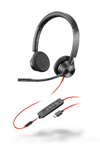 HP Poly Blackwire 3325 Microsoft Teams Certified Wired USB-C Headset 8PO76J23AA Buy online at Office 5Star or contact us Tel 01594 810081 for assistance
