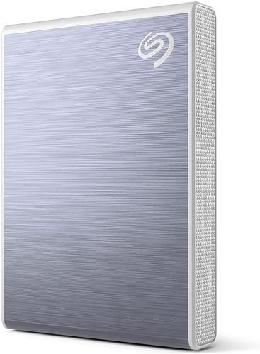 Seagate 1TB One Touch USB External Solid State Drive Blue PC and Mac Compatible with Seagate Rescue Data Recovery
