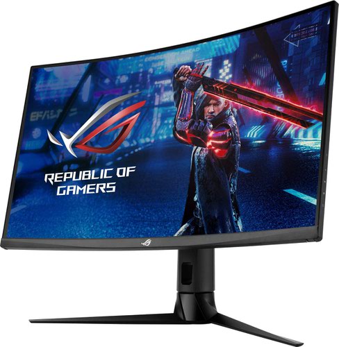 8ASXG32VC | 31.5-inch WQHD (2560 x 1440) curved gaming monitor with ultrafast 170*Hz (overclocking) refresh rate designed for professional gamers and immersive gameplay.