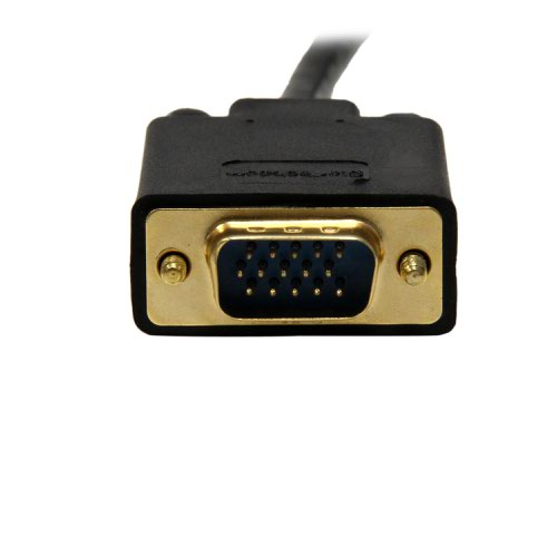 StarTech.com 15ft Mini DisplayPort to VGA Adapter Converter Cable mDP to VGA 1920x1200 Black