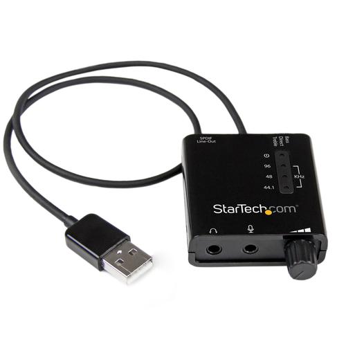 StarTech.com USB Stereo Audio Adapter External Sound Card with SPDIF Digital Audio StarTech.com