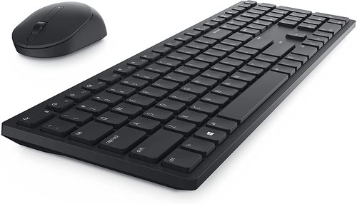 ALL-DAY PRODUCTIVITYEnhance your all-day productivity with this RF 2.4GHz wireless full-sized keyboard and mouse. Programmable keys and scroll wheel allow you to gain quick access to your frequently used shortcuts. The native 1600 DPI mouse offers preset DPIs of up to 4000 adjustable via the Dell Peripheral Manager, offering accurate tracking across a wide range of display resolutions.WORK IN COMFORTWork with one of the quietest wireless keyboards whether on a conference call or in proximity with others. Symmetrically designed, the wireless mouse is great for both left and right-handed users. Tilt legs on the keyboard offer two adjustable angles so you can choose your preferred typing position.SUPERB RELIABILITYBuilt to last, this wireless keyboard and mouse combo has one of the industry’s leading battery lives at up to 36 months. Dell Advanced Exchange Service offers you added peace of mind, shipping you a replacement the next business day during your 3-year Limited Hardware Warranty period. Rigorous testing allows your combo to work perfectly with your Dell systems.