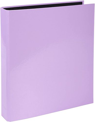 Aquarel Ringbinder Plastic Coated 2 Ring 25mm Pastel Mauve 54565E 86584EX Buy online at Office 5Star or contact us Tel 01594 810081 for assistance