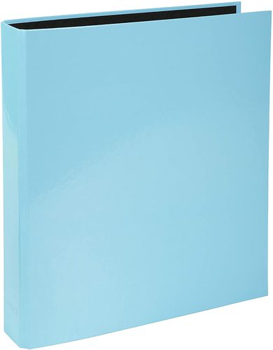 Aquarel Ringbinder Plastic Coated 2 Ring 25mm Pastel Blue 54568E 86570EX Buy online at Office 5Star or contact us Tel 01594 810081 for assistance
