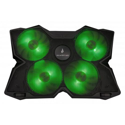 SUF48818 SureFire Bora Gaming Laptop Cooling Pad Green 48818