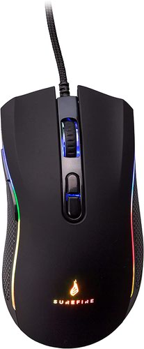 Verbatim SureFire Hawk Claw Gaming Mouse Right-hand Optical USB Type-A 6400 DPI 6000 fps Black 48815