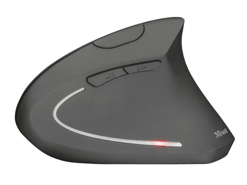Wireless mouse with ergonomic vertical design to reduce arm and wrist strain.Thanks to its ergonomic design and comfortable thumb rest, you can work or study effortlessly for hours at the office or at home. The vertical layout brings your underarm and wrist into a natural position which relaxes the muscles in your hand, wrist and arm. The rubber coating of this mouse makes sure your grip remains firm while working for longer periods of time.Who said ergonomics was boring? Simply plug in the micro-USB receiver into a USB port and you have access to an 800/1200/1600 dpi optical sensor for accurate control. Switch dpi with the dedicated button or browse quickly through different web pages with the two thumb buttons.Experience the convenience of a wireless mouse and keep your desk organized. The receiver of this mouse allows it to work wirelessly within a range of 10 metres. It also features an on/off switch so that you can save energy by turning off the mouse when you are not using it.