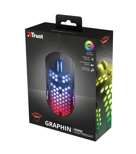 Trust GXT 960 10K DPI Graphin Lightweight Mouse 8TR23758 Buy online at Office 5Star or contact us Tel 01594 810081 for assistance