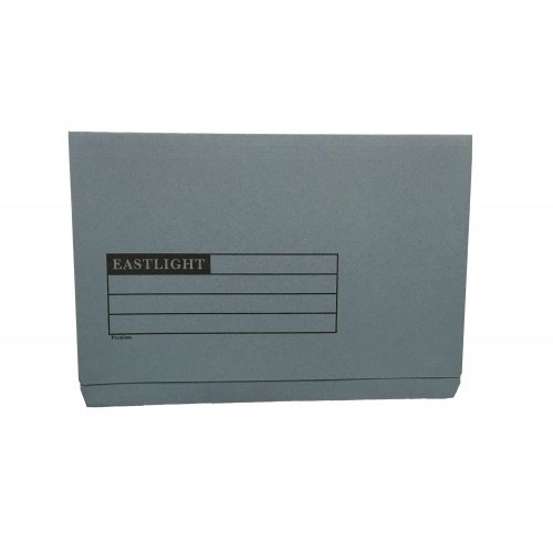 ValueX Document Wallet Full Flap Foolscap 270gsm Blue (Pack 50) 45413DENT