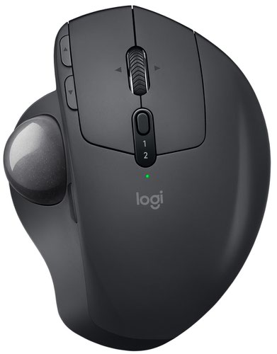 Logitech MX Ergo Plus Right Hand RF Wireless Bluetooth Graphite Trackball 440 DPI Mouse