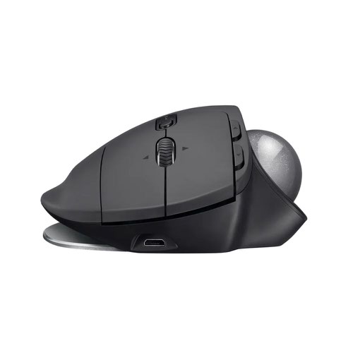 Logitech MX Ergo Plus Right Hand RF Wireless Bluetooth Graphite Trackball 440 DPI Mouse Mice & Graphics Tablets 8LO910005179