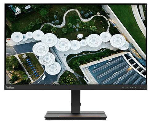 8LEN62AEKAT2 | The ThinkVision S24e-20 is an excellent performer that delivers core functionality with a sleek new form factor. Its 1920 x 1080 FHD resolution VA panel rotates up to angles as extreme as 178°. The compact screen head is twice as slim as its previous generation and sits within a compact 3-side NearEdgeless frame. The stand’s built-in cable management system keeps wires out of sight and out of mind. This is a good thing, because with HDMI, VGA and Audio Out ports, the S24e-20 can connect to a whole range of mission-critical devices. And because your staff are your most precious asset, S24e-20 has TÜV Rheinland Eye Comfort Certified technology to protect them from eye fatigue.