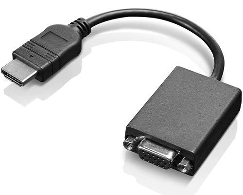 Lenovo HDMI to VGA Monitor Adapter Cable 1920 x 1080 60Hz Resolution 0.2m