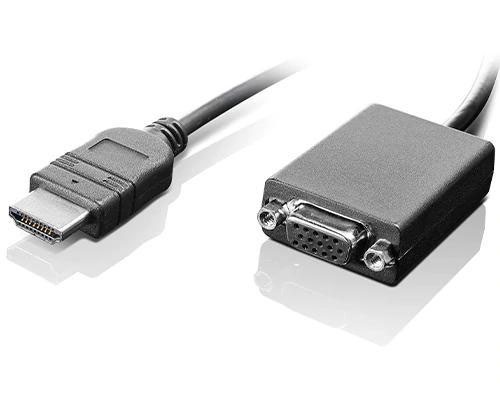 Lenovo HDMI to VGA Monitor Adapter Cable 1920 x 1080 60Hz Resolution 0.2m AV Cables 8LEN0B47069