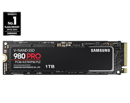 Unleash the power of the Samsung PCIe 4.0 NVMe SSD 980 PRO for your next-level computing. Leveraging the PCIe 4.0 interface, the 980 PRO delivers double the data transfer rate of PCIe 3.0 while being backward compatible for PCIe 3.0 for added versatility.