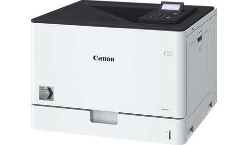The Canon i-Sensys LBP852CX is a fast and feature packed A3 colour printer with large paper capacity and assured high quality output in multi-media print formats. This versatile and efficient single function printer offers a wide range of print options. With print speeds of up to 36ppm, a first page out in approx. 7.4 seconds and a 650 page capacity as standard. A high capacity device in a small footprint, producing outstanding quality prints in Vivid Colour Mode and support for vast range of paper media output, from A6 to banner prints.