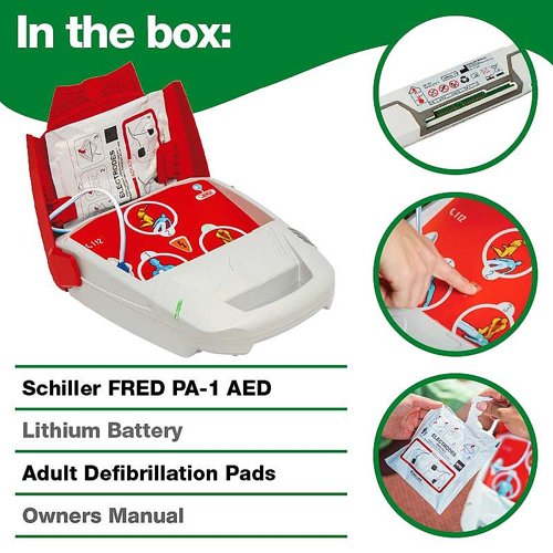 Schiller FRED PA-1 Automatic AED Defibrillator - A870