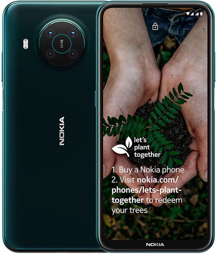 Nokia X10 Android 11 6.67 Inch UK SIM Free Smartphone with 5G 6GB RAM and 64GB Storage Dual SIM Forest Green