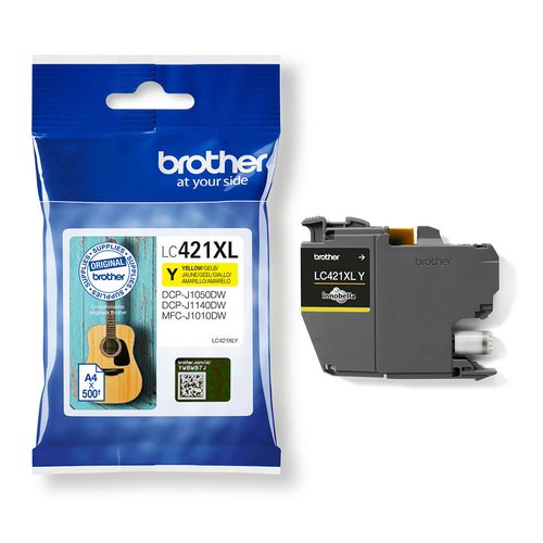 32510J - BROTHER LC421XLY Yellow High Yield Ink Cartridge