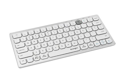 Kensington K75504UK Silver Multi-Device Dual Wireless Compact Keyboard