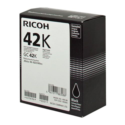 Ricoh High Yield Cartridge - Black (GC 41k) -SG K3100DN