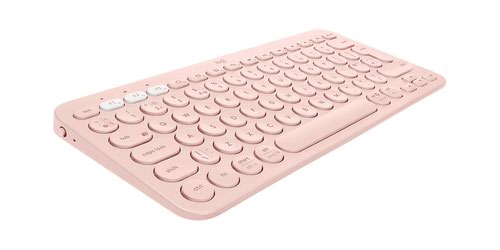 Logitech K380 Multi Device Wireless Bluetooth QWERTY UK English Keyboard English Rose Keyboards 8LO920009590