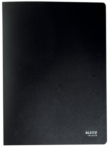 Leitz Recycled Polypropylene Display Book 40 Pockets A4 Black 46770095