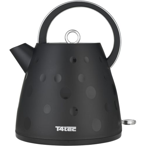 T4Tec TT -KT847UK Black Glass Fast Boil Cordless Kettle