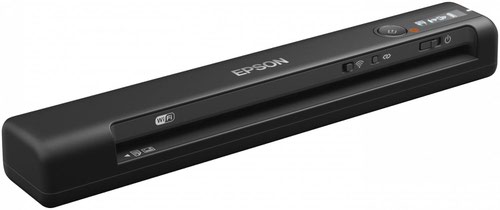 8EPB11B253401 | Wherever you are, scan documents easily to searchable PDF with Epson’s smallest mobile scanner, featuring Wi-Fi connectivity and battery power.The ES-60W can easily be transported and quickly set up, and even used without a power source, making it even easier to stay highly organised. It automatically detects whether it’s in wireless or USB mode - no intervention needed. It's ideal for SOHO environments with limited space where a simple scanning solution is required. Connects easily to a phone, tablet or laptop.The ES-60W has built-in Wi-Fi and battery with an LCD Panel, providing true mobility to scan anywhere at speeds of just four seconds per page. When fully charged, scan up to 300 pages without the need for a power source.Epson's new ScanSmart software makes it effortless for anyone to scan how they want, providing an easy-to-use step by step scanning process. Users can save and send files in common formats like PDF, jpeg, tiff and many more. Continuous scanning with automatic feed mode speeds up scanning process, while the CIS sensor delivers instant scanning with no warm up time. The new LCD panel makes it easy to define job tasks when working remotely.The ability to scan a wide range of document and media types makes this model a reliable asset. It handles paper from 35gsm to 270gsm, and long paper up to 1.8 metres.