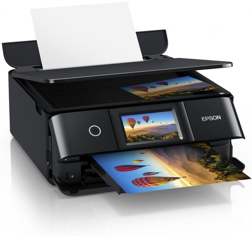 EPSC11CK46401 | Show off your photos at home via this compact, multifunction printer with flexible mobile connections and superior 6-colour inks.The Expression Photo XP-8700 is great if you're looking for an A4 printer that can cater for both everyday printing and producing superior, glossy photographs. Making everyday tasks easy, it includes mobile printing, a large touchscreen and dual paper trays.Show off your photos to their very best with this A4 multifunction printer, that's designed to complement your home with its compact and stylish design.Access photos directly via the memory card slot using the large 10.9cm touchscreen. It's easy to switch between tasks with the two front-loading paper trays (A4 and photo-sized) and a rear speciality media feed for thicker media.You can print onto suitable CDs and DVDs, and it also benefits from a motorised output tray, auto power on and A4 double-sided printing.Print, scan and more, directly from your phone or tablet using the Epson Smart Panel app. Plus, with the Epson Creative Print app, you can print photos directly from FaceBook, create greeting cards and more.Print professional, glossy photos with Claria Photo HD Inks. Photography enthusiasts and semi-professionals will appreciate the quality produced by its 6- colour, individual inks. Designed with longevity in mind, photos will last up to 300 years in a photo album