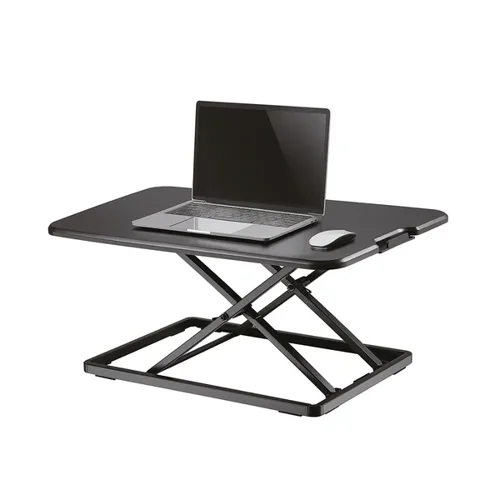 NEO44841 | The Neomounts NS-WS050 is a universal lightweight sit/stand workstation with an ultra-flat design and a maximum weight capacity of 8kg. The sit/stand workstation has five height settings, to enable the perfect ergonomic working position for everyone. Due to the lightweight, low profile design, the workstation can be easily picked-up and moved when needed. The steel frame and coil spring ensure solid positioning and optimal comfort.