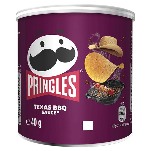 Pringles BBQ 40g (Pack of 12) FOPRI174