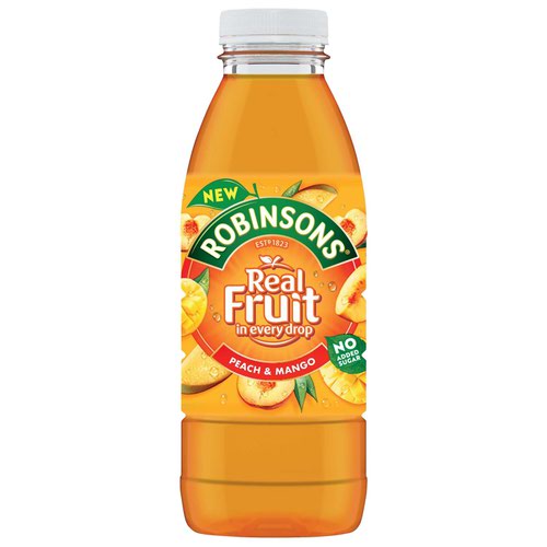 Robinsons Ready to Drink Peach and Mango 500ml (Pack of 24) 125353