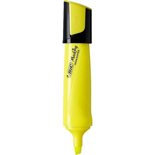 BIC Marking Highlighters Chisel Tip Yellow Pack of 10