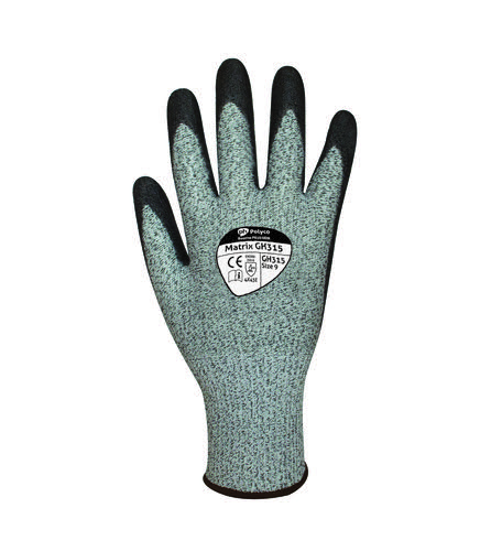 Matrix GH315 Polyurethane Coated High Cut Resistant Gloves Size 8 Grey GH315/8