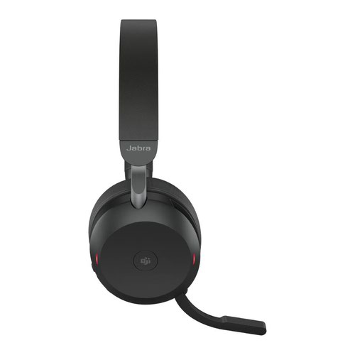 JAB02440 Jabra Evolve2 75 USB-A Headset with Charging Stand Unified Communication Version Black 27599-989-989